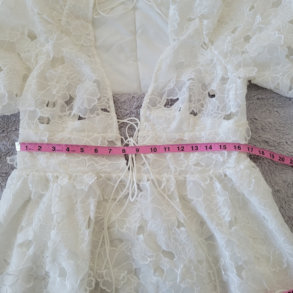 For Love And Lemons Leighton Floral Mini Dress - Picture 7 of 8